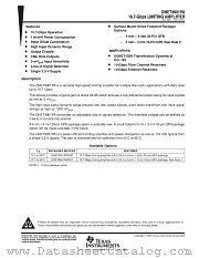 ONET9901PARGP datasheet pdf Texas Instruments
