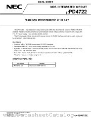 UPD4722GS-GJG-E2 datasheet pdf NEC