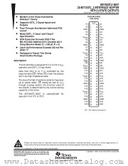 SN74SSTL16847DGGR datasheet pdf Texas Instruments