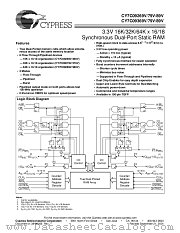 CY7C09369V datasheet pdf Cypress