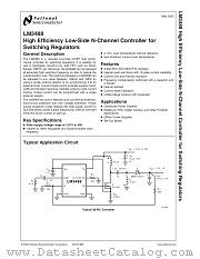 LM3488MM datasheet pdf National Semiconductor