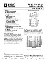 AD8174 datasheet pdf Analog Devices