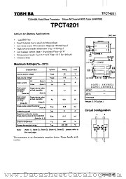 TPCT4201 datasheet pdf TOSHIBA