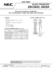 2SC3623A-T/JM datasheet pdf NEC