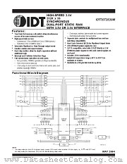 IDT70T3539MS133BC datasheet pdf IDT