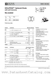 DSEC240-04A datasheet pdf IXYS