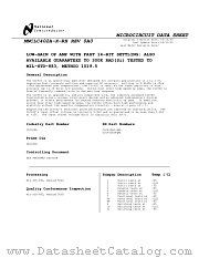 5962-9203301MPA datasheet pdf National Semiconductor