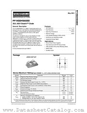 FF1N30HS60DD datasheet pdf Fairchild Semiconductor