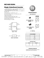 MC74HC1GU04DFT2 datasheet pdf ON Semiconductor