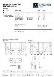 MQF45.0-1500/29 datasheet pdf Vectron