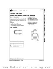 5962-87631012A(54ACT374LMQB) datasheet pdf National Semiconductor
