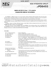 UPD6453 datasheet pdf NEC
