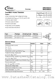 SPD07N60C3 datasheet pdf Infineon