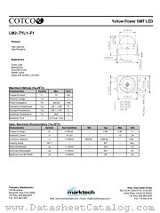 LM2-TYL1-F1 datasheet pdf Marktech Optoelectronics