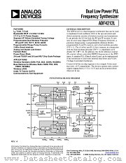 ADF4212LBCP datasheet pdf Analog Devices