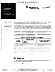 MPC8240 datasheet pdf Freescale (Motorola)