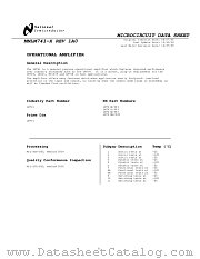 LM741H/883 datasheet pdf National Semiconductor