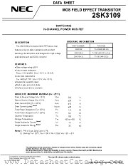 2SK3109-Z datasheet pdf NEC
