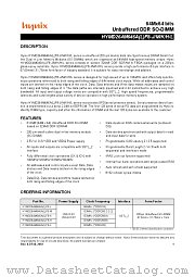 HYMD264M646A(L)F8-L datasheet pdf Hynix Semiconductor
