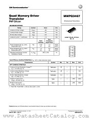 MMPQ3467 datasheet pdf ON Semiconductor