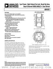 AD8392ARE-REEL7 datasheet pdf Analog Devices