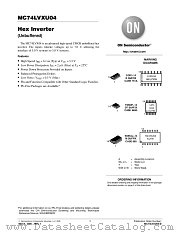 MC74LVXU04DR2 datasheet pdf ON Semiconductor