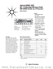 HMMC-3022 datasheet pdf Agilent (Hewlett-Packard)