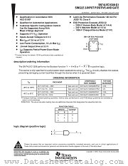 SN74LVC1G08YEAR datasheet pdf Texas Instruments