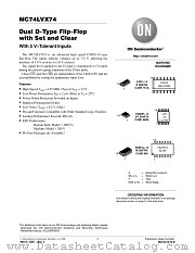 MC74LVX74DTR2 datasheet pdf ON Semiconductor