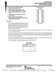SN74BCT29821 datasheet pdf Texas Instruments