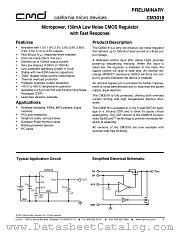 CM3018-28ST datasheet pdf California Micro Devices Corp