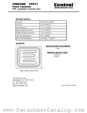 CP611 datasheet pdf Central Semiconductor