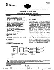 TAS5001IPFBR datasheet pdf Texas Instruments