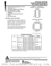 SN74HC7002PWT datasheet pdf Texas Instruments