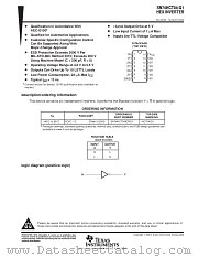 SN74HCT04IDRQ1 datasheet pdf Texas Instruments