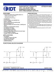 QS3VH16800PA8 datasheet pdf IDT