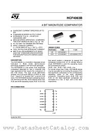 HCF4063 datasheet pdf ST Microelectronics