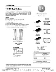 74FST3861QSR datasheet pdf ON Semiconductor