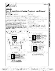 LM9071SX datasheet pdf National Semiconductor