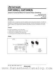 HAF1009S datasheet pdf Renesas