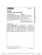 NC7SZ32P5X_NL datasheet pdf Fairchild Semiconductor