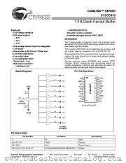 CY2CC910SI datasheet pdf Cypress
