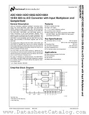 ADC10062CIWM datasheet pdf National Semiconductor