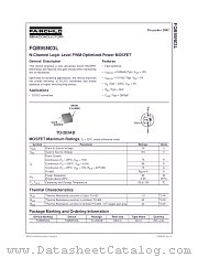 FQB95N03LTM datasheet pdf Fairchild Semiconductor