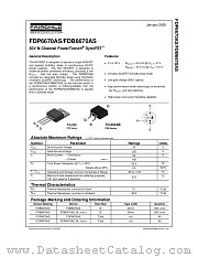 FDB6670AS_NL datasheet pdf Fairchild Semiconductor