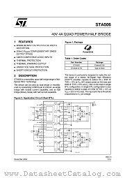 STA50613TR datasheet pdf ST Microelectronics