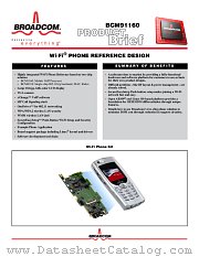 BCM91160 datasheet pdf Broadcom