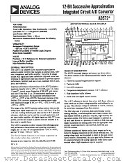 AD572SD/883B datasheet pdf Analog Devices