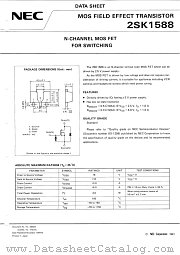 2SK1588-T2 datasheet pdf NEC