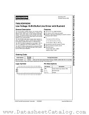 74ALVCH16244TX datasheet pdf Fairchild Semiconductor